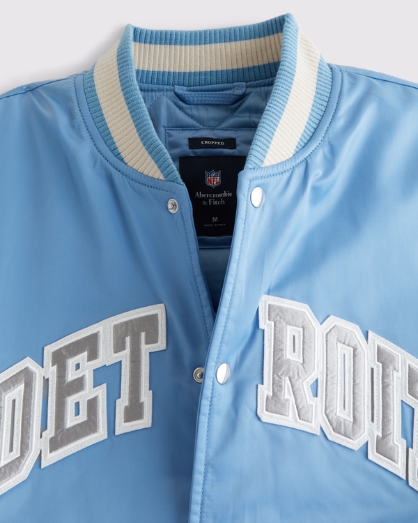Men's Detroit Lions Varsity Bomber Jacket | Men's Clearance