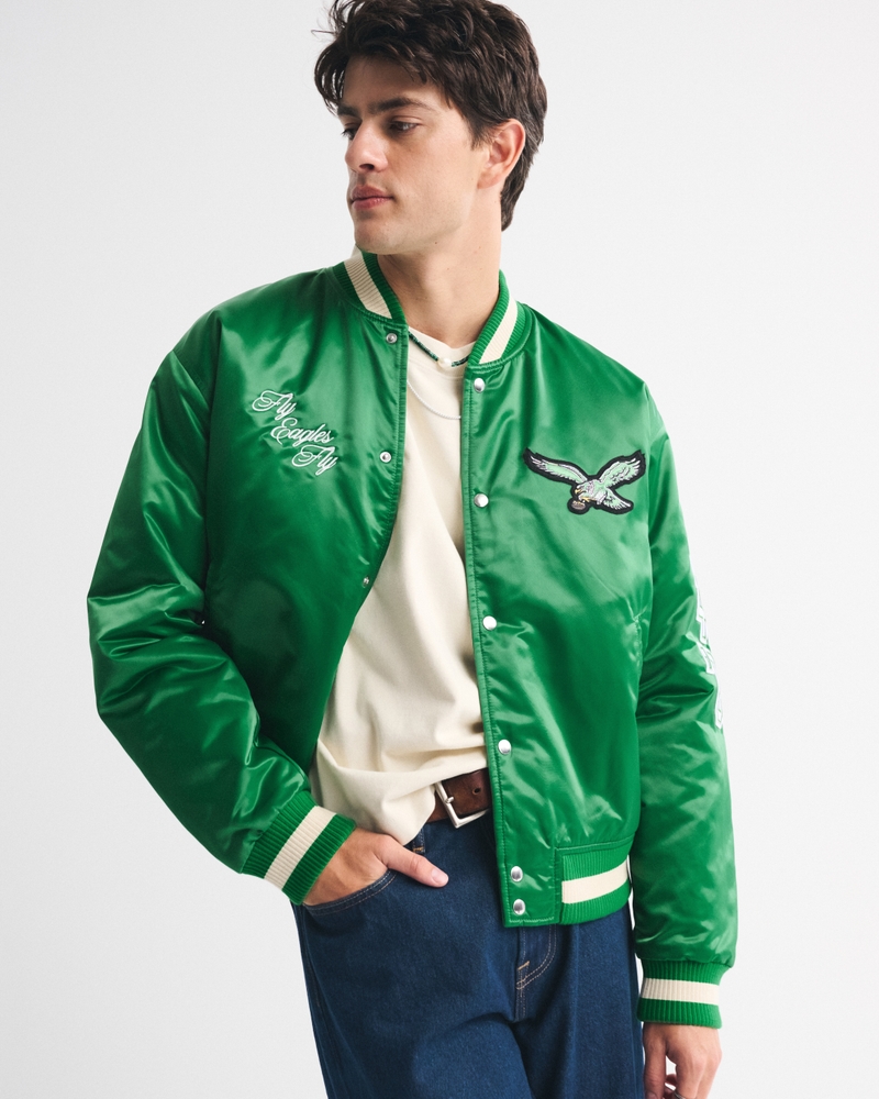 Men's Philadelphia Eagles Varsity Bomber Jacket | Men's