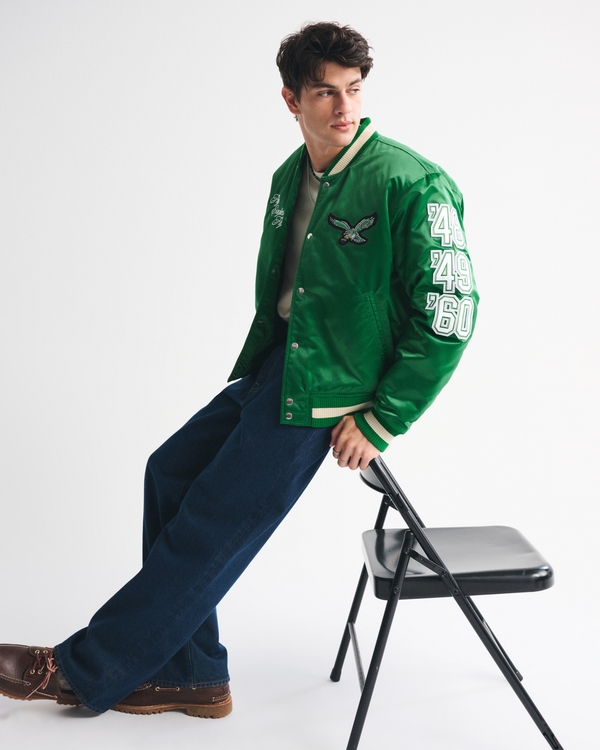 Philadelphia Eagles Varsity Bomber Jacket