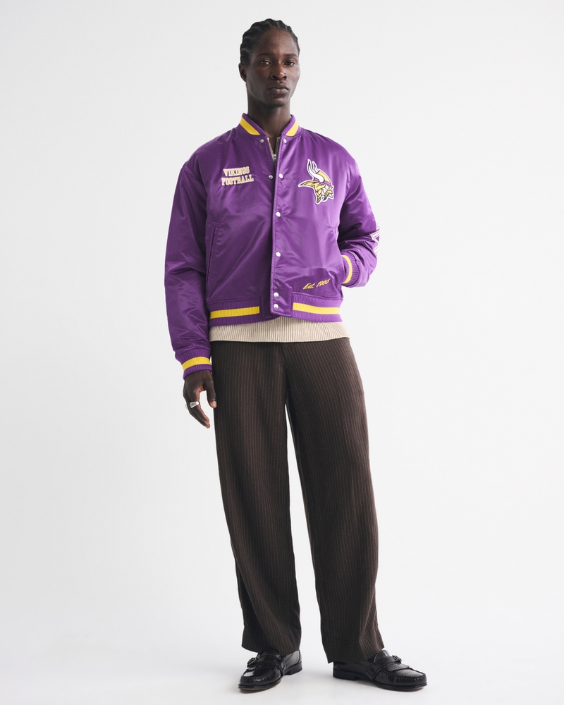 Minnesota Vikings Varsity Bomber Jacket