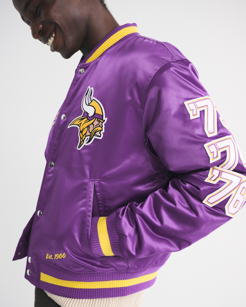 Minnesota Vikings Varsity Bomber Jacket