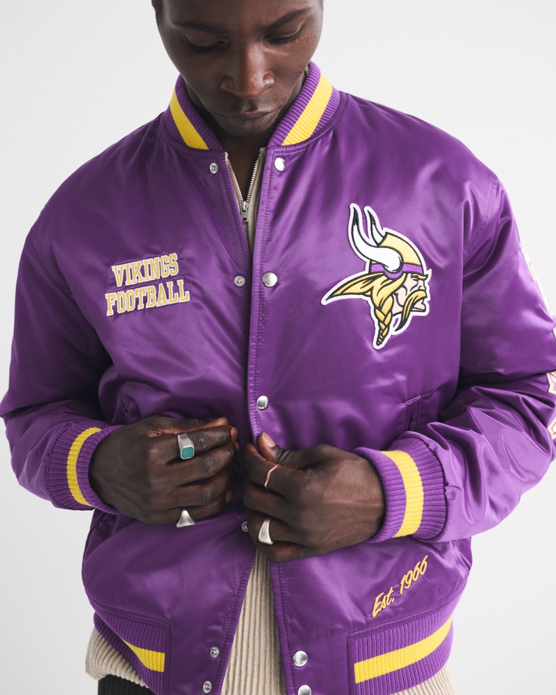 Minnesota Vikings Varsity Bomber Jacket