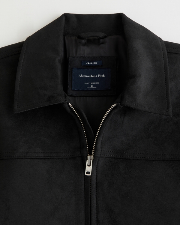 Easy Lightweight Vegan Suede Zip Jacket