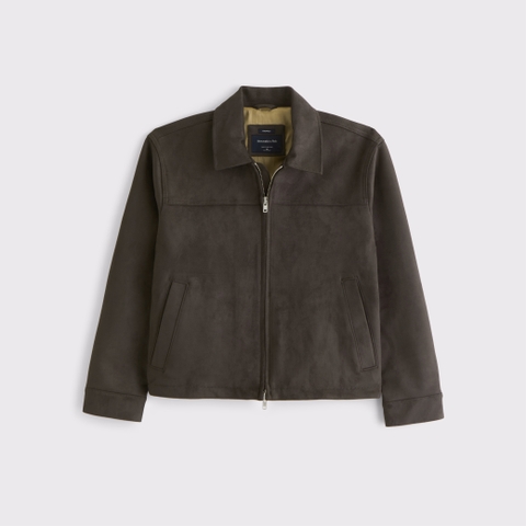 Мужские куртки Abercrombie & Fitch Easy Lightweight Vegan Suede Zip Jacket