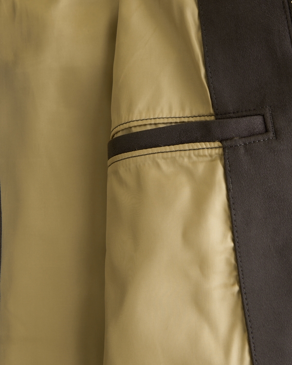 Easy Lightweight Vegan Suede Zip Jacket