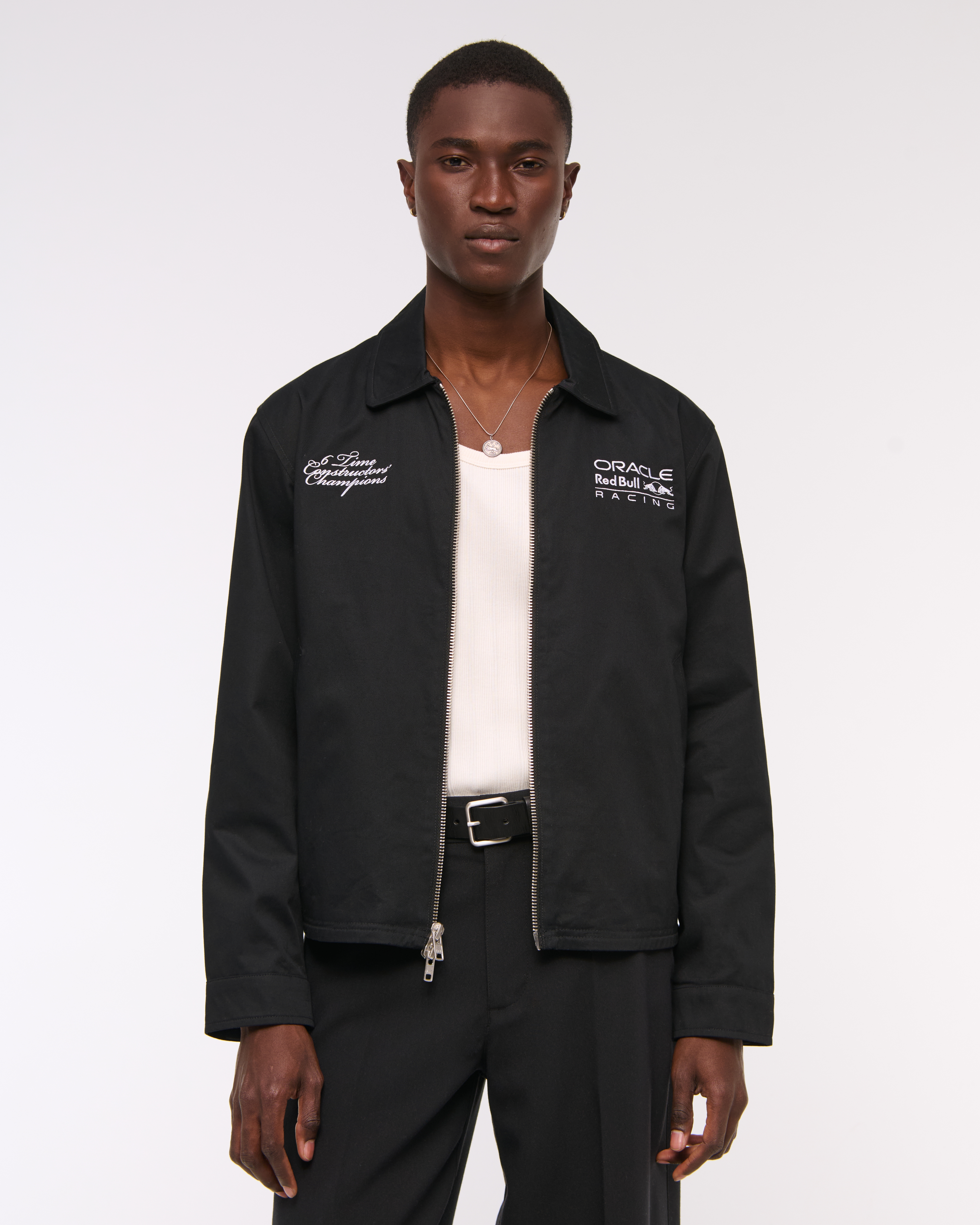 Мужские куртки Abercrombie & Fitch Oracle Red Bull Racing Zip Jacket — фото 2