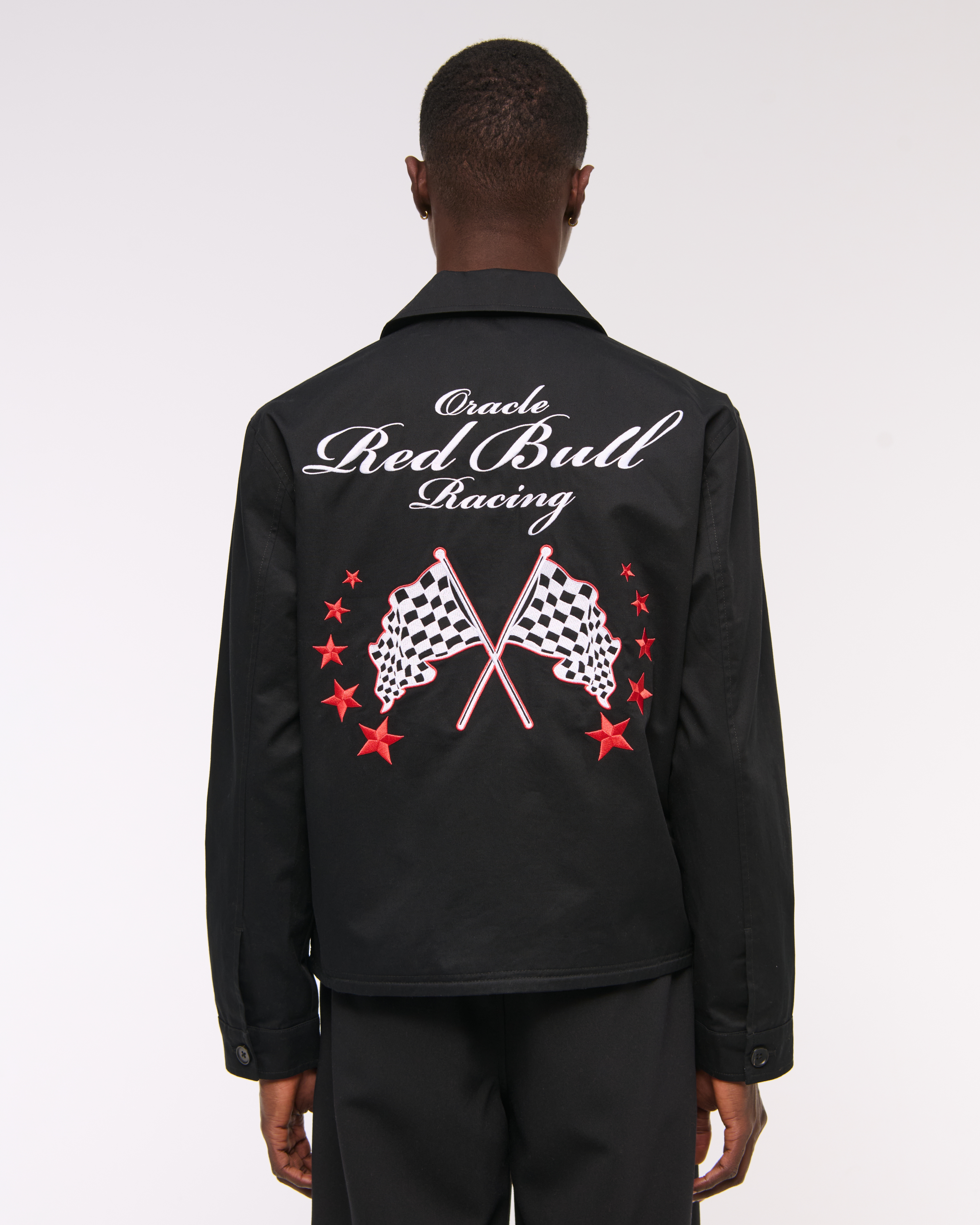 ★Abercrombie & Fitch★Oracle Red Bull Racingハーフジップ Men's Oracle Red Bull Racing Graphic Half-Zip Sweatshirt