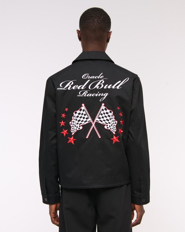Oracle Red Bull Racing Cropped Zip Jacket, Black view 2