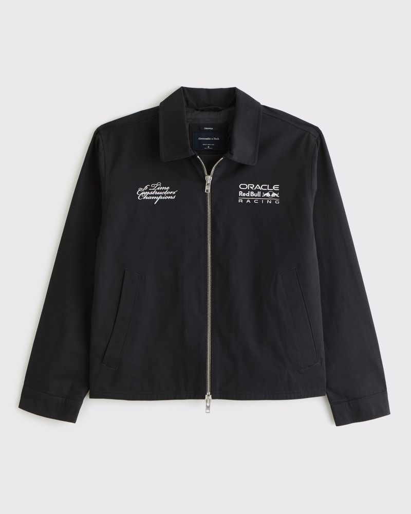 ★Abercrombie & Fitch★Oracle Red Bull Racingハーフジップ Men's Oracle Red Bull Racing Graphic Half-Zip Sweatshirt