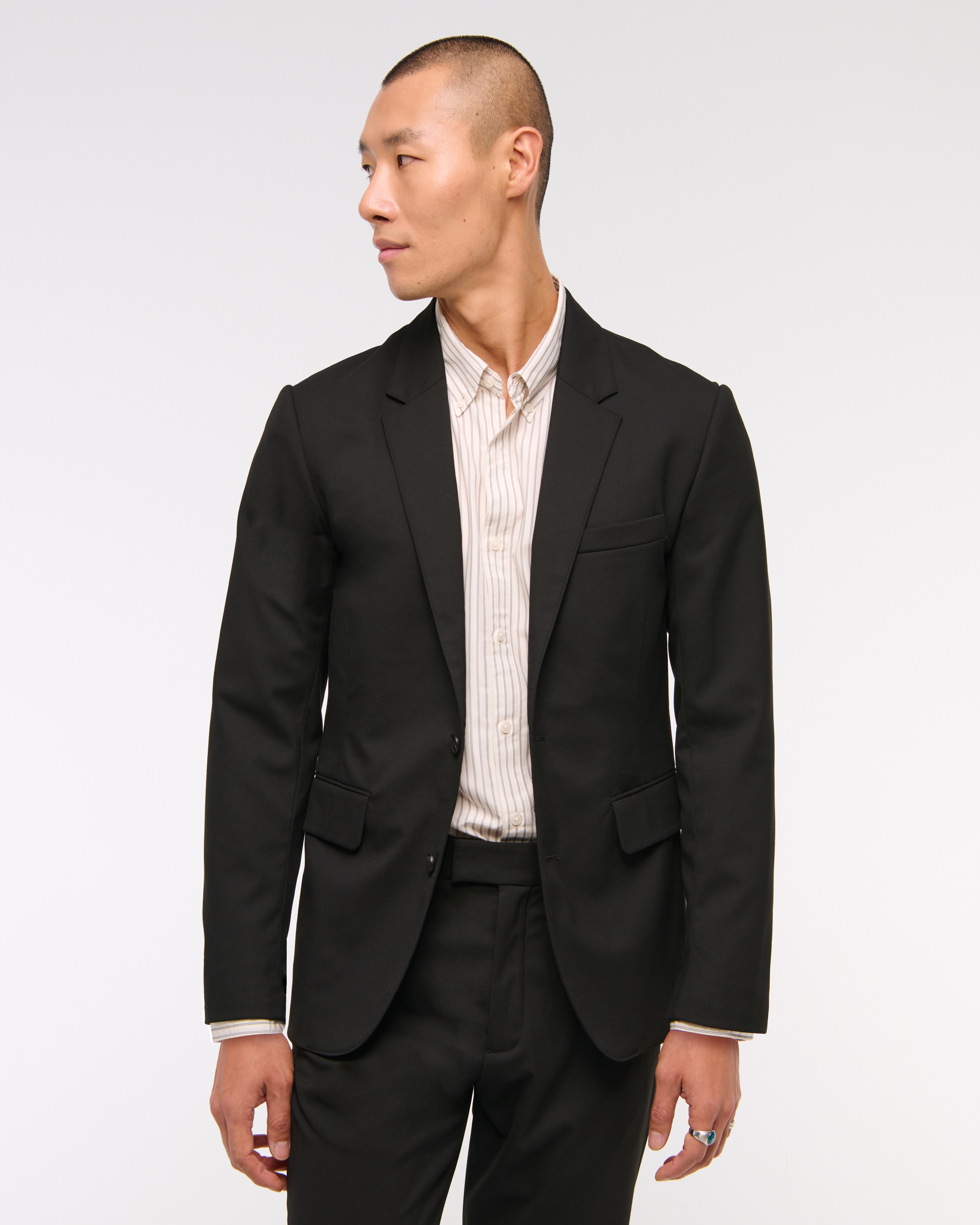 Abercrombie & Fitch The A&f Collins Slim Blazer In Black