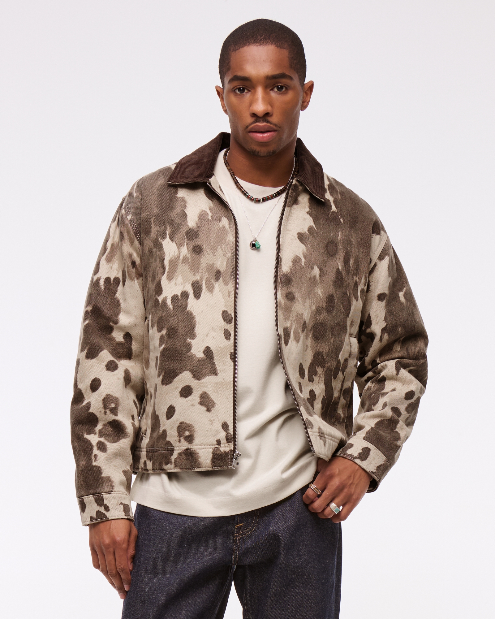 Men's Workwear Zip Jacket | Men's Clearance | Abercrombie.com