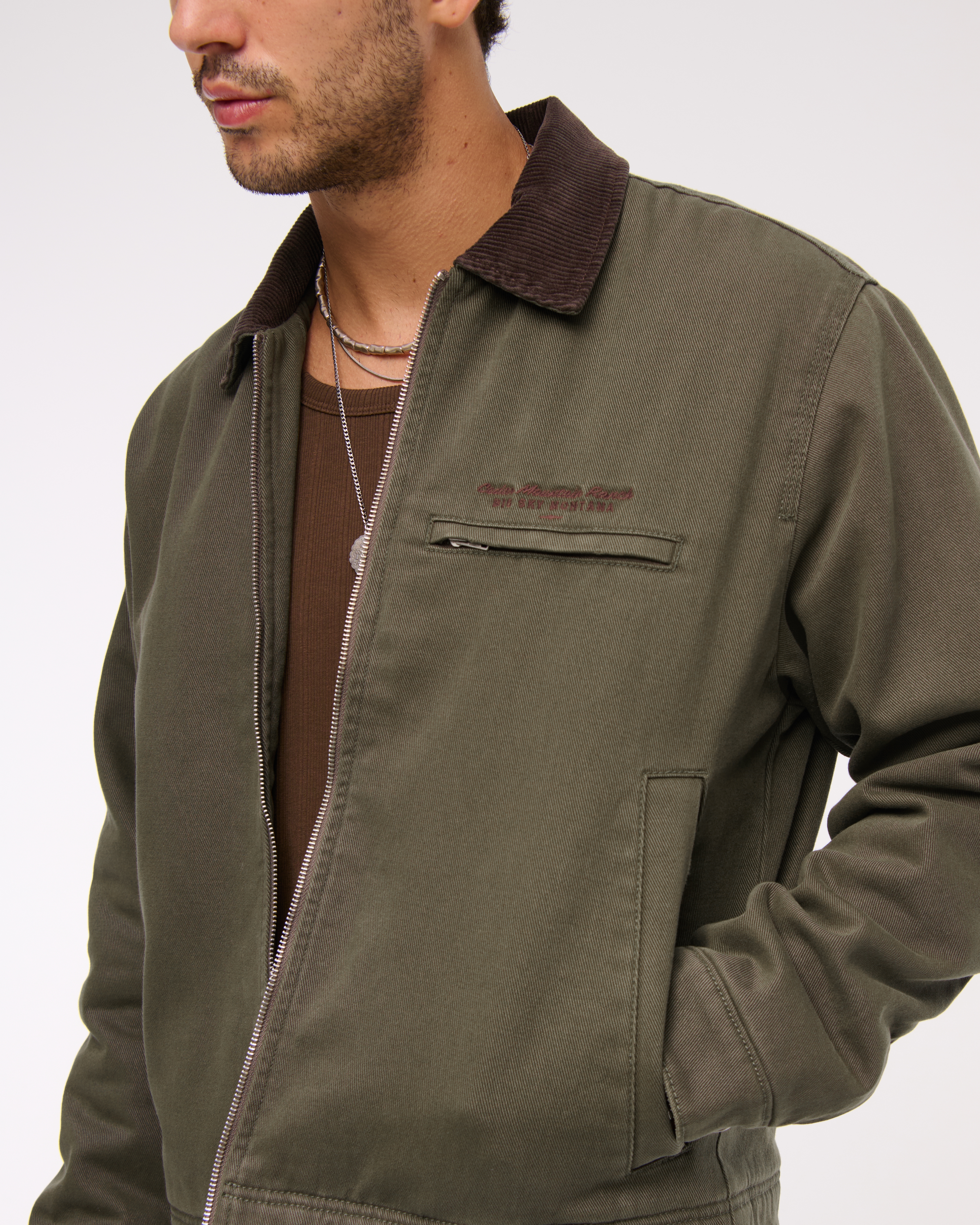メンズ Zip Workwear Jacket | メンズ コート&ジャケット