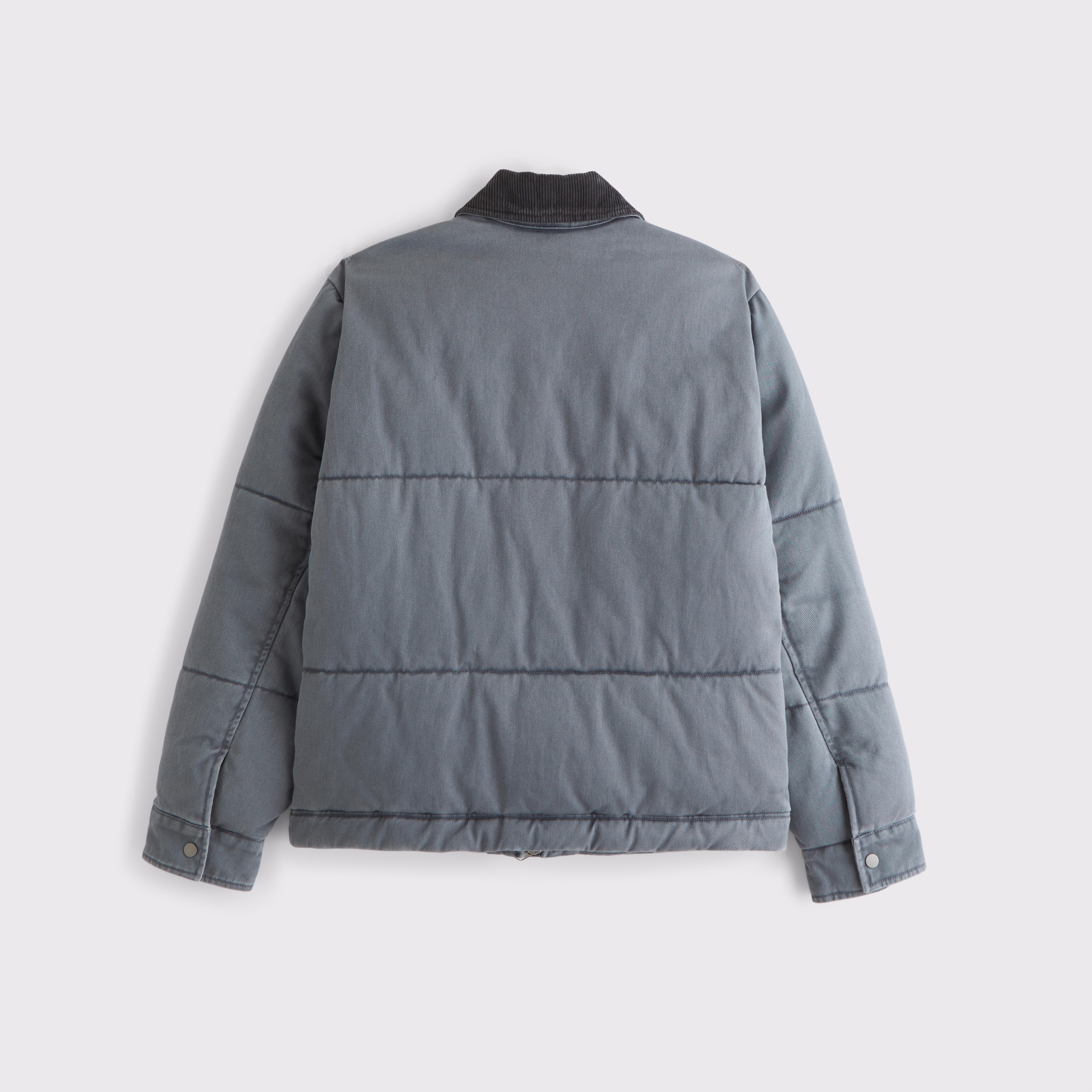 Мужская куртка Abercrombie & Fitch Workwear Puffer, цвет: Синий — фото 3