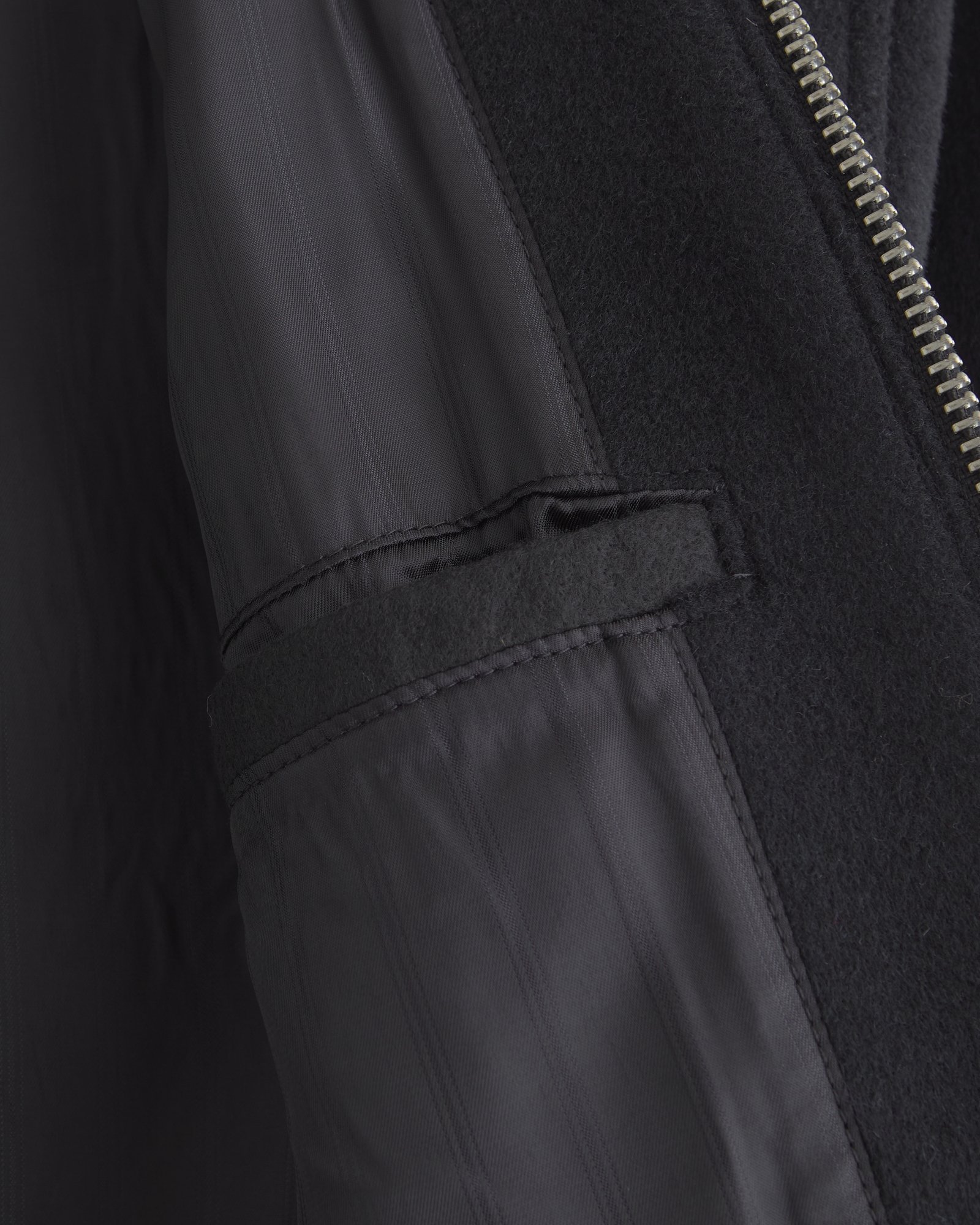 Wool-Blend Zip Jacket