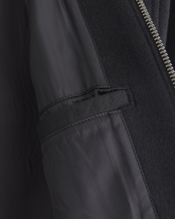 Wool-Blend Zip Jacket