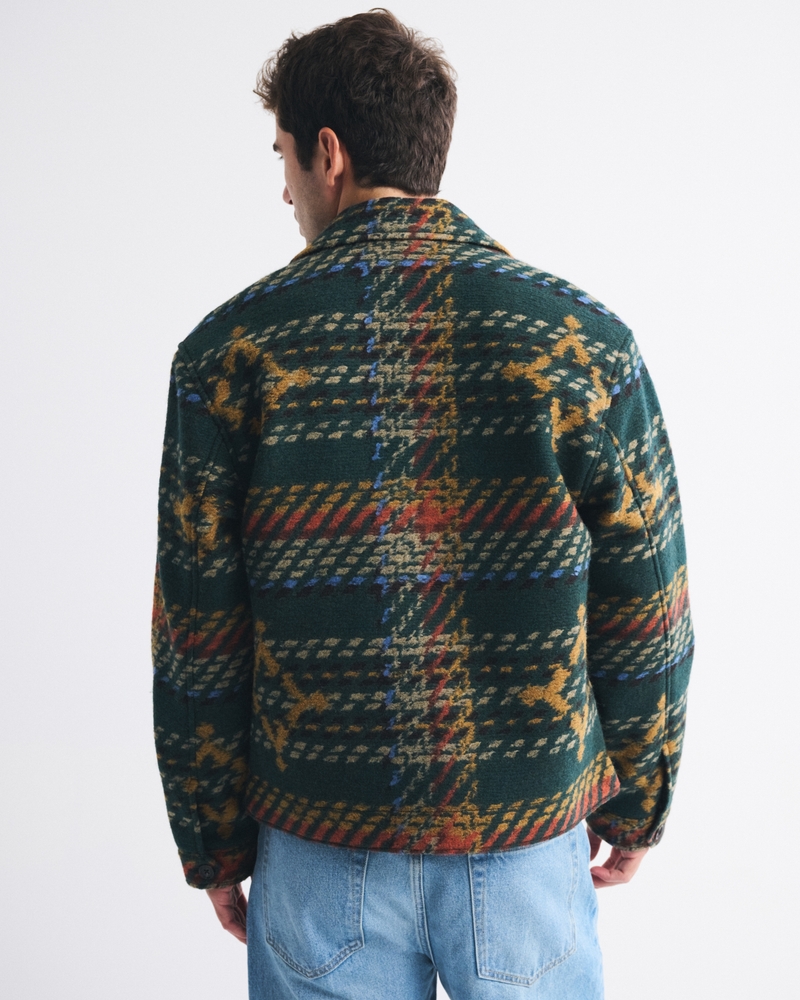 Wool-Blend Zip Jacket