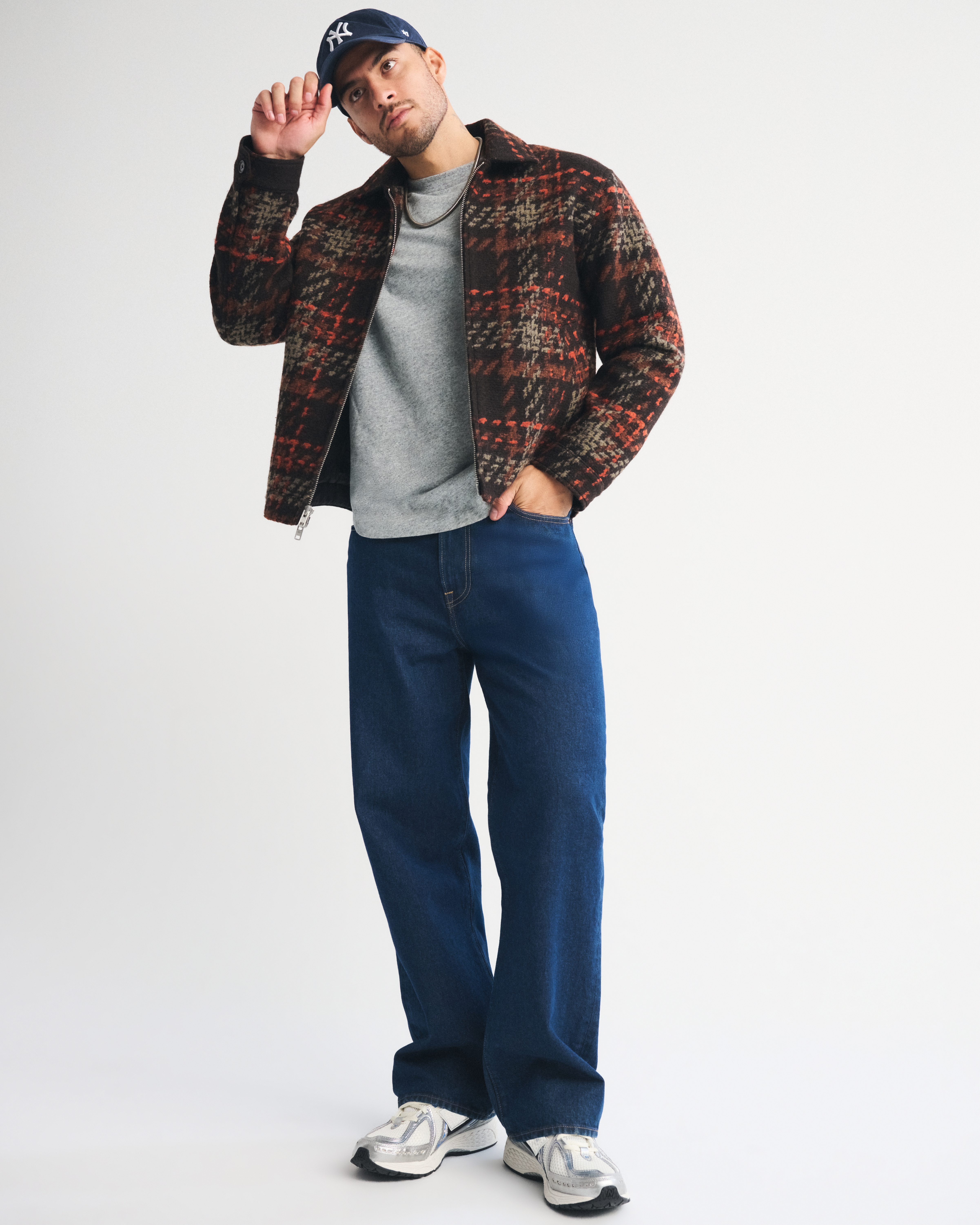 Мужские куртки Abercrombie & Fitch Wool-Blend Zip Jacket — фото 3