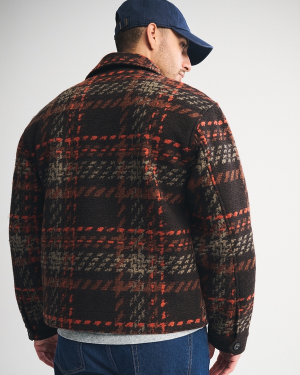 Wool-Blend Zip Jacket