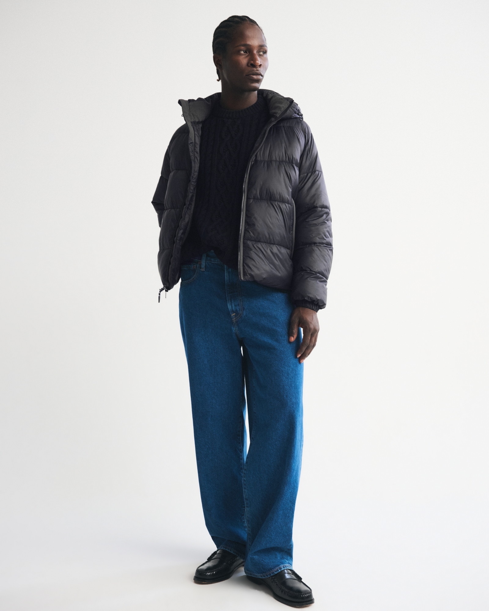 A&F AirCloud Hooded Puffer