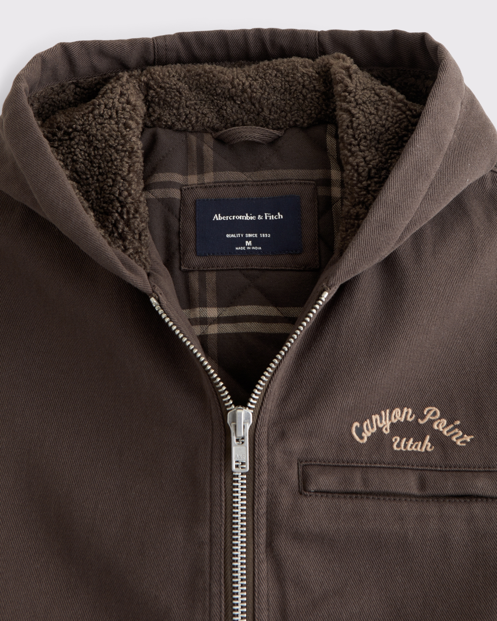 Workwear Hooded Bomber Jacket