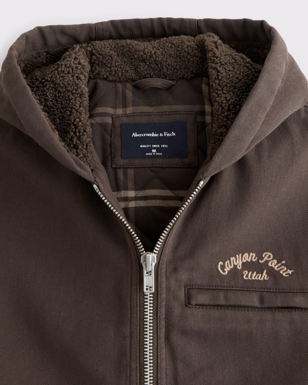 Men's Workwear Hooded Bomber Jacket | Men's Clearance