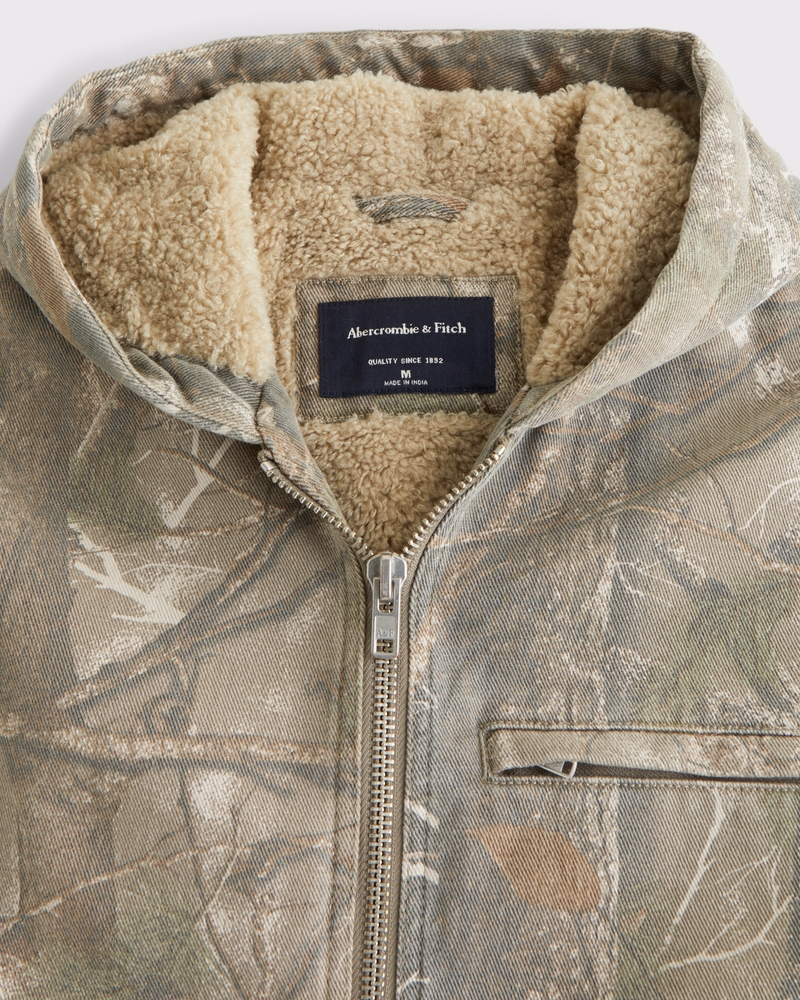 Hooded Workwear Bomber Jacket