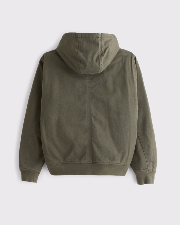 Hooded Workwear Bomber Jacket