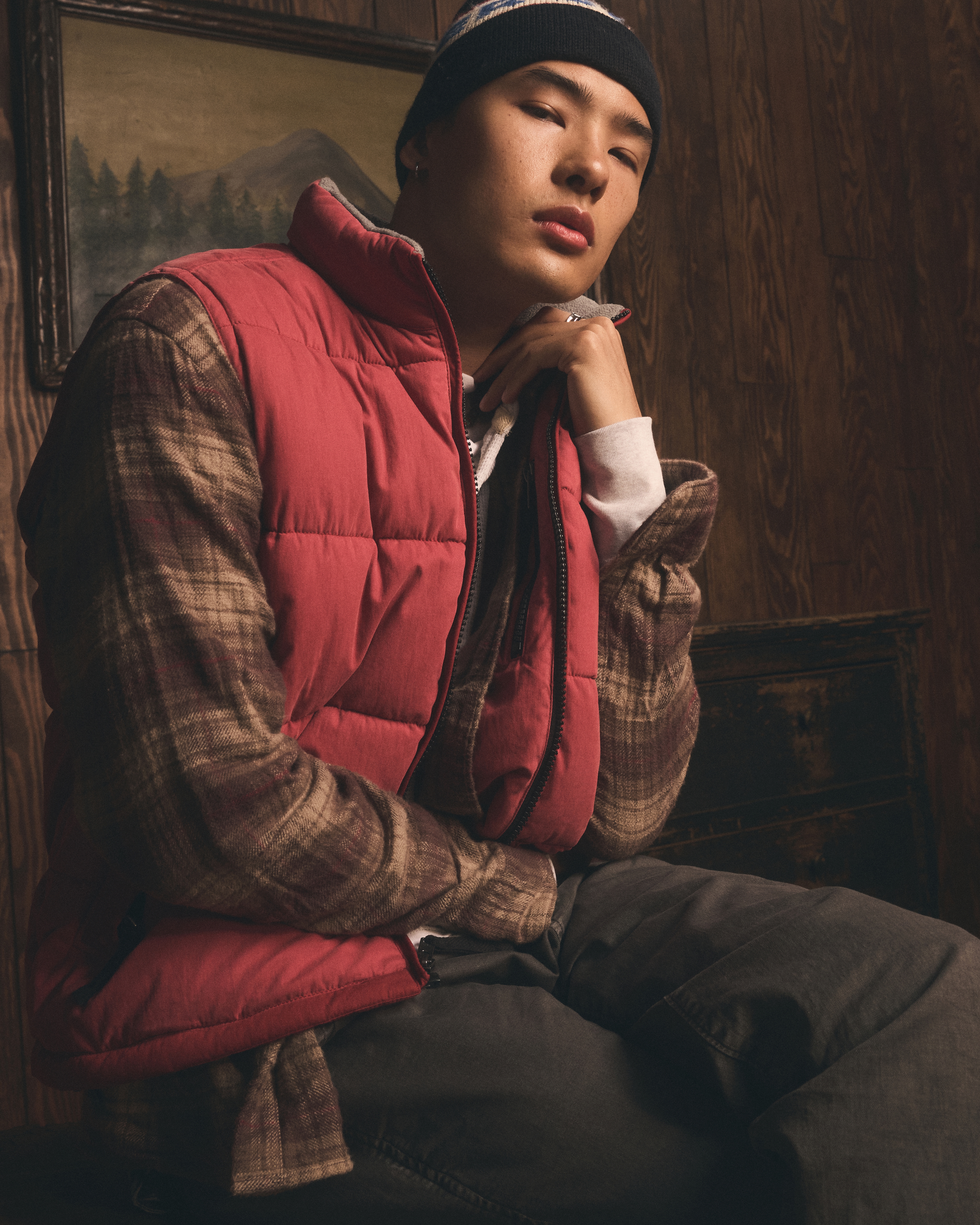 Мужские жилеты Abercrombie & Fitch Puffer Vest — фото 2