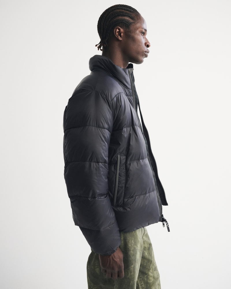 A&F AirCloud Mockneck Puffer