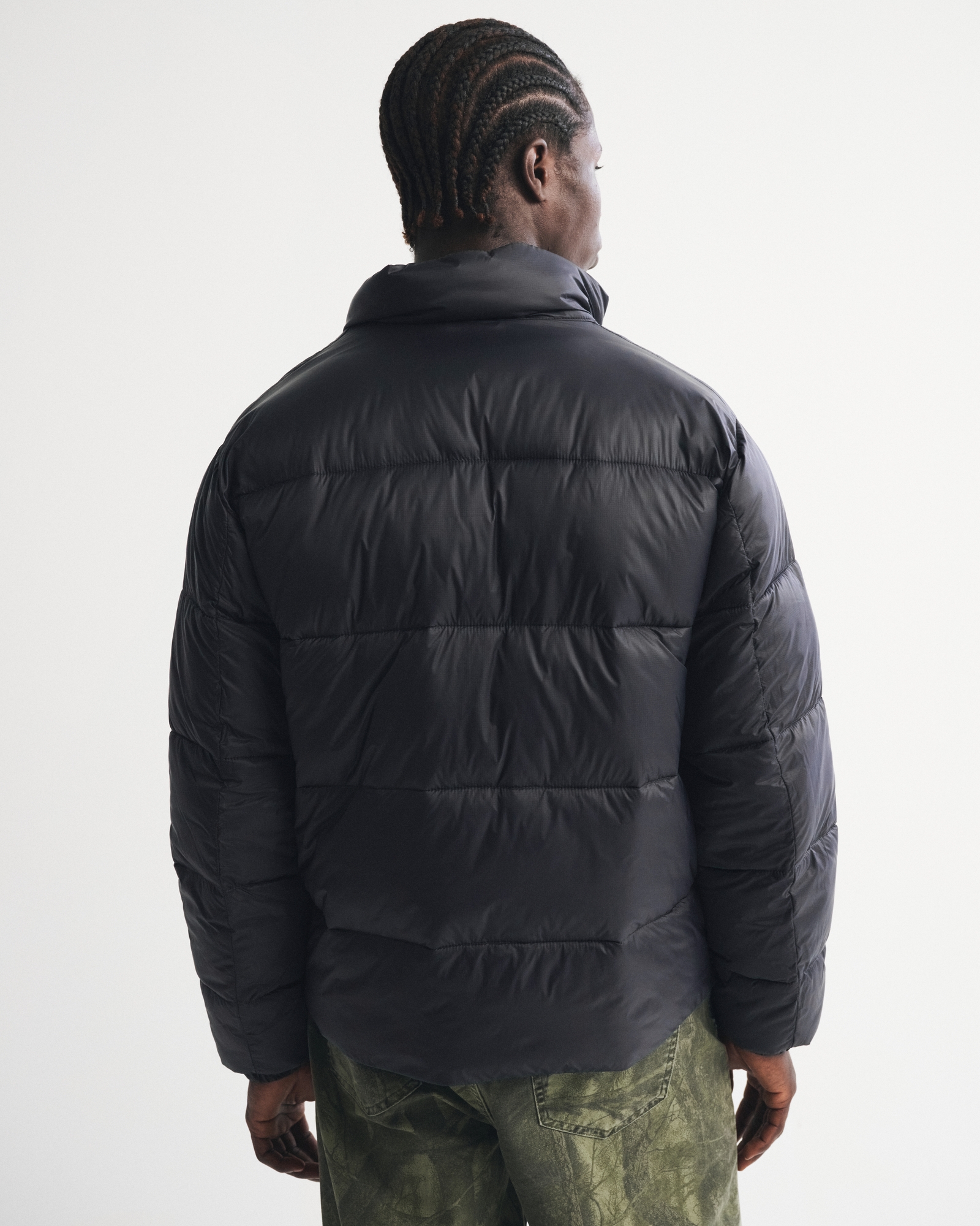 A&F AirCloud Mockneck Puffer