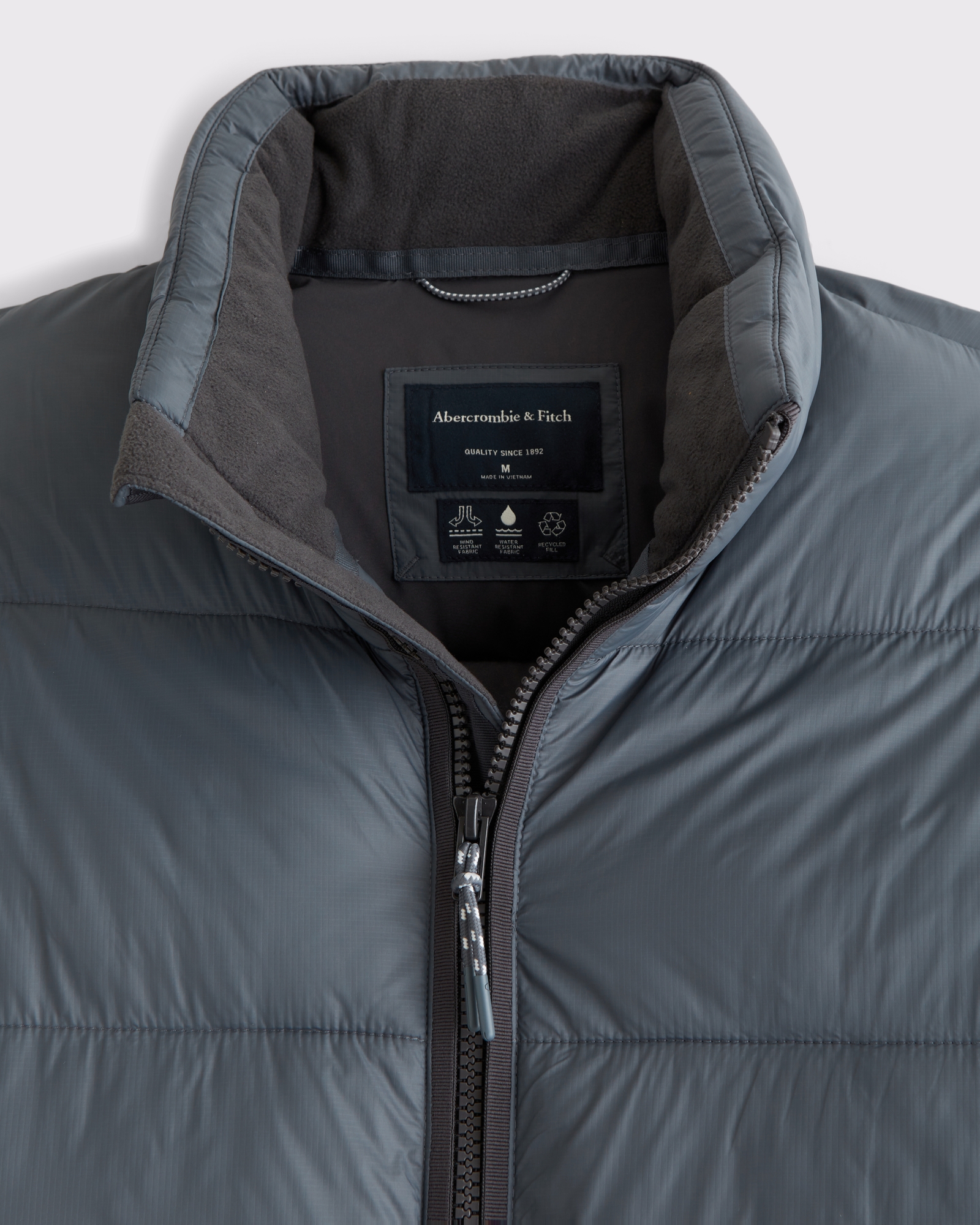A&F AirCloud Mockneck Puffer