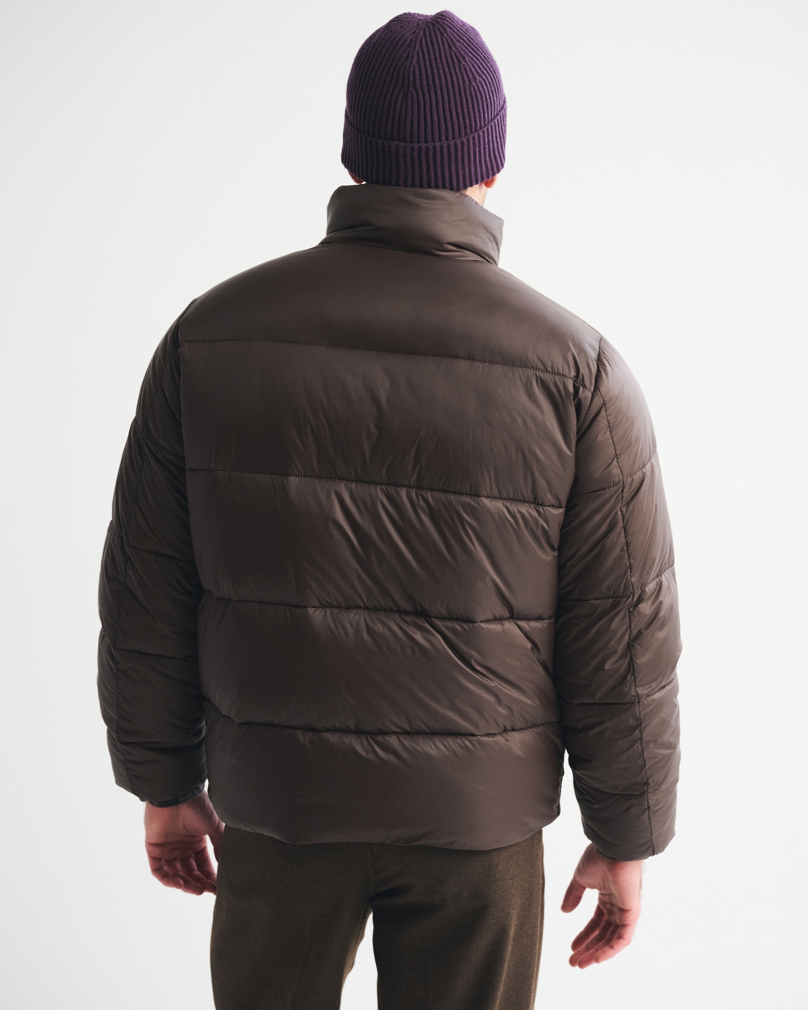 A&F AirCloud Mockneck Puffer