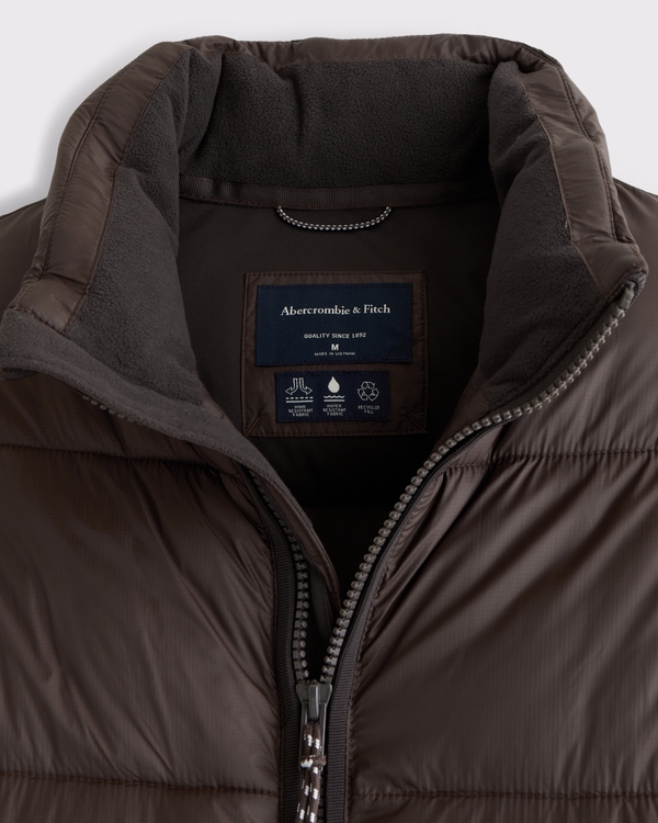 A&F AirCloud Mockneck Puffer