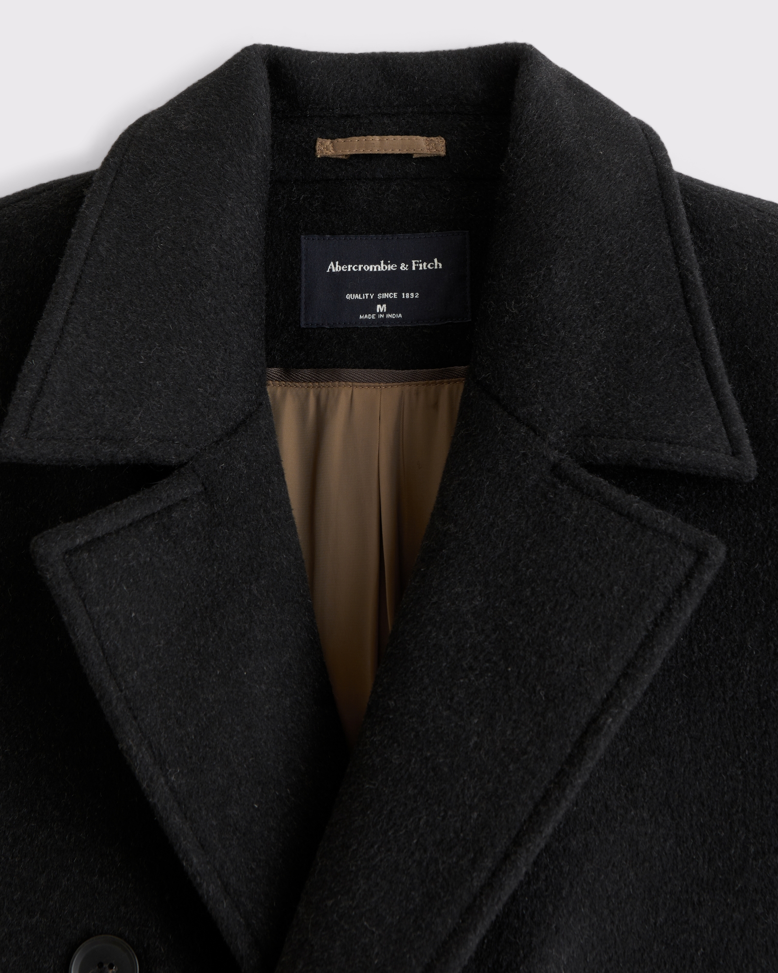 Wool-Blend Double-Breasted Coat