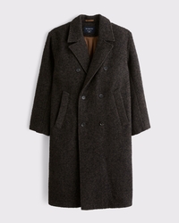 Wool-Blend Double-Breasted Coat