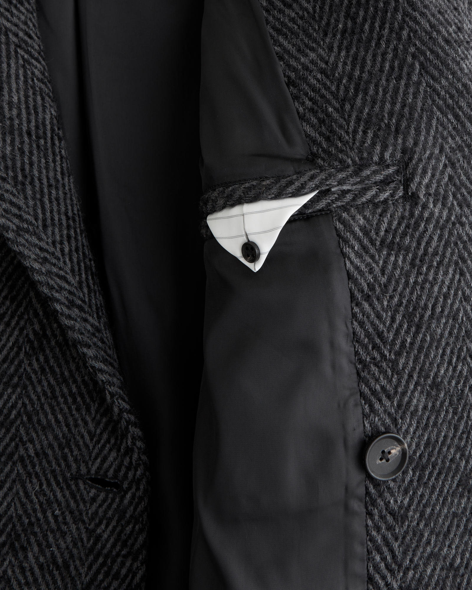 Wool-Blend Double-Breasted Coat