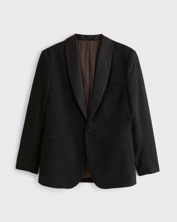 The A&F Collins Slim Blazer, Black view 1