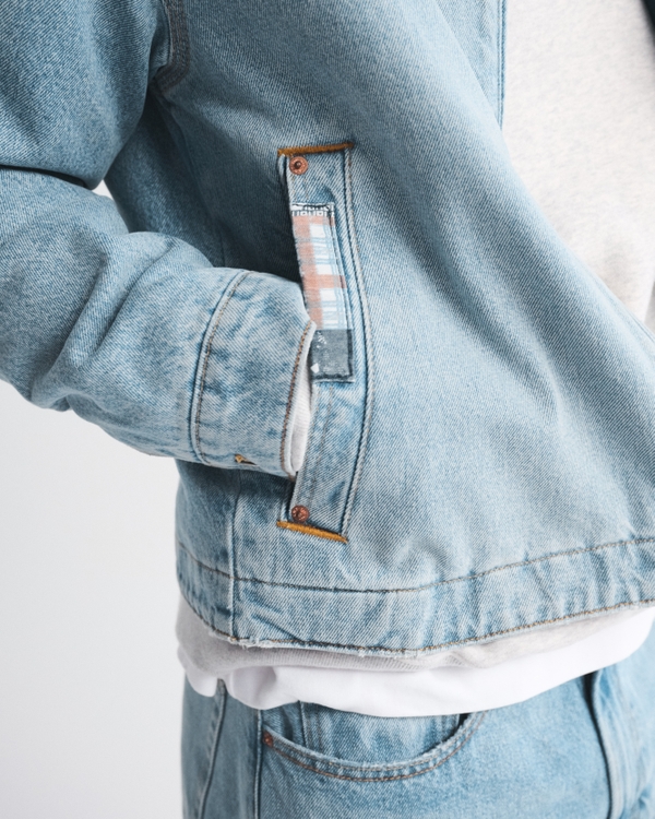 Denim Easy Zip Jacket