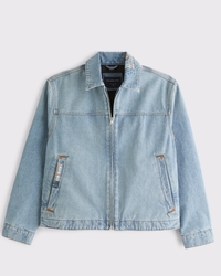 Easy Denim Zip Jacket