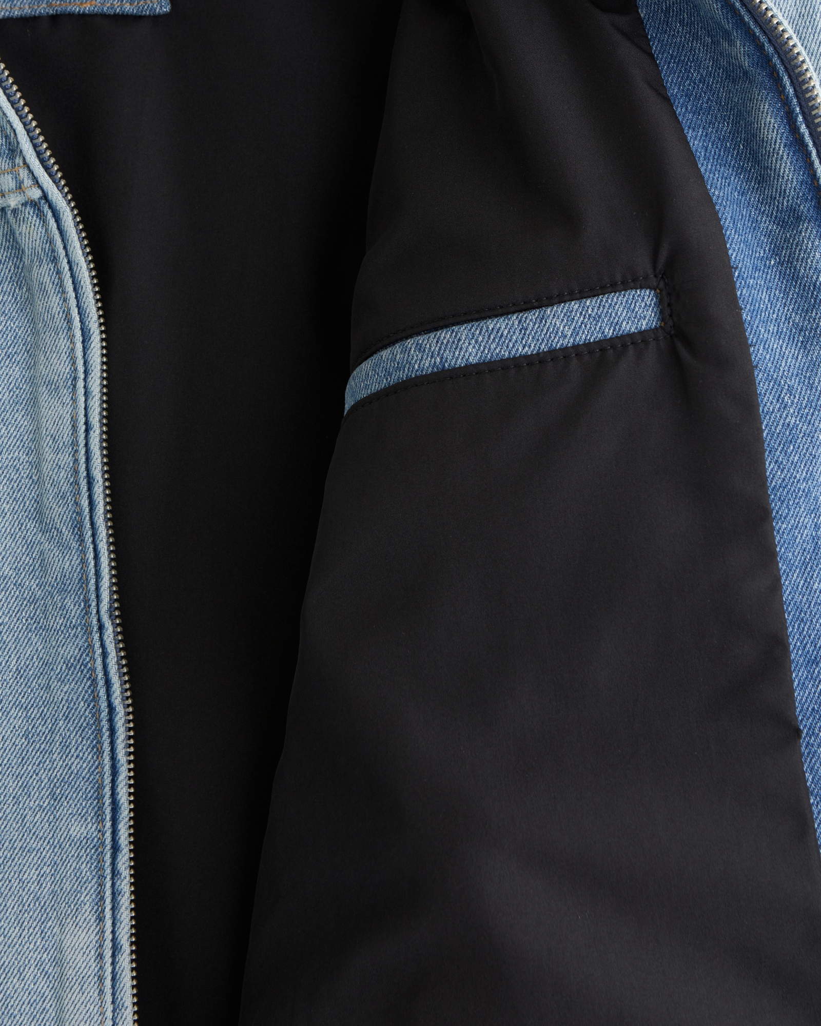 Easy Denim Zip Jacket