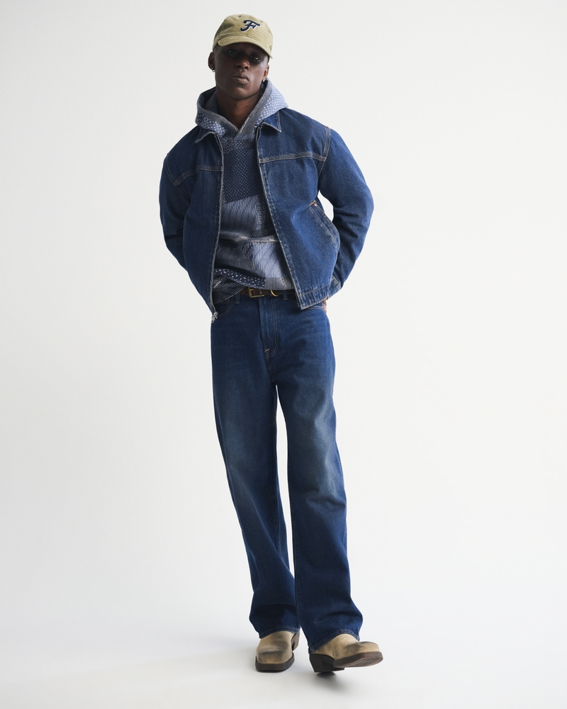 Denim Easy Zip Jacket