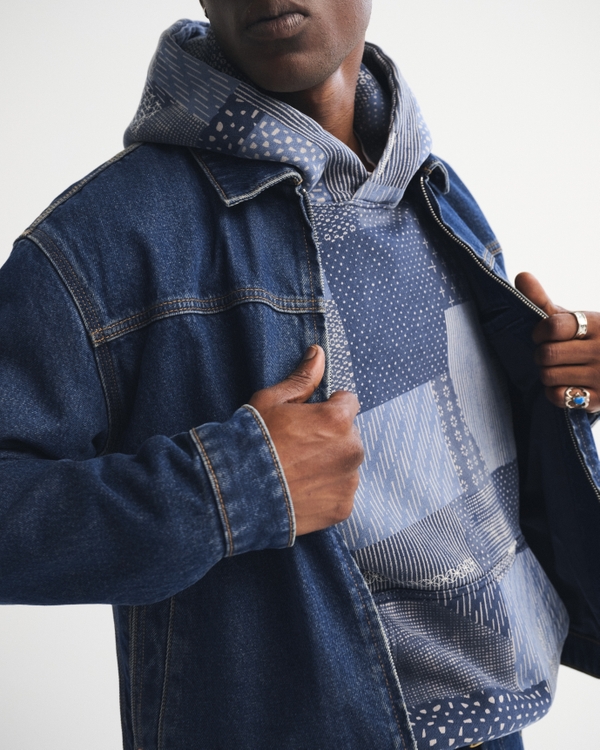Denim Easy Zip Jacket