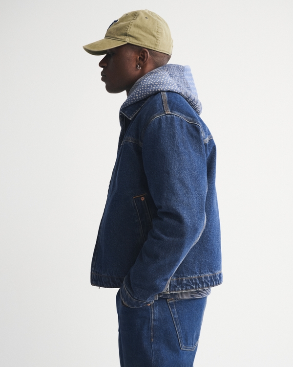 Denim Easy Zip Jacket