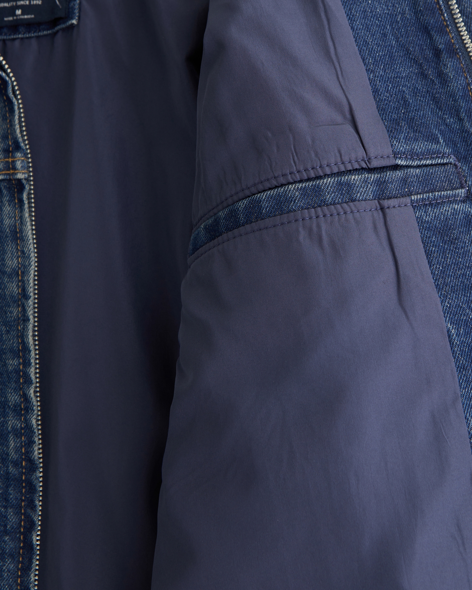 Denim Easy Zip Jacket