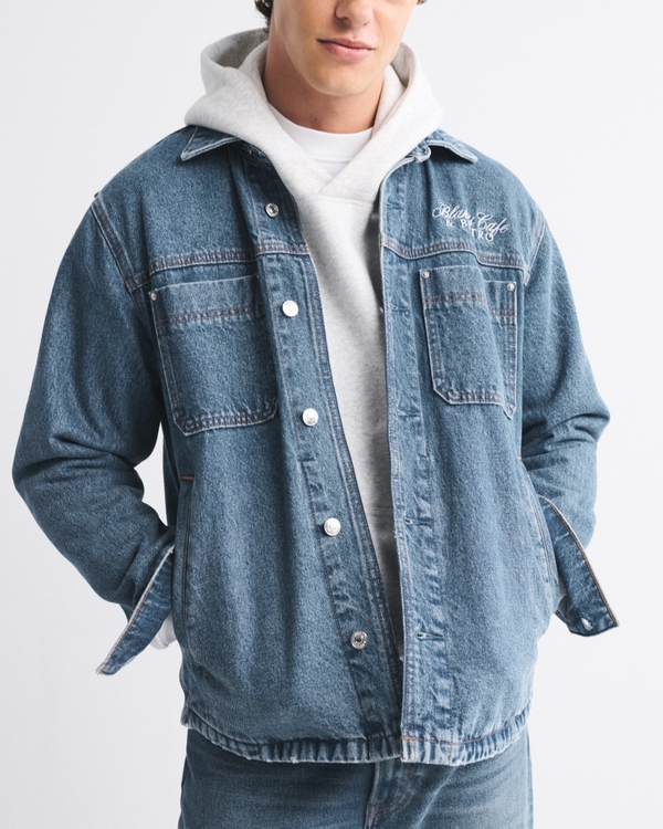 Men's Denim Shirt Jacket | Men's Clearance | Abercrombie.com