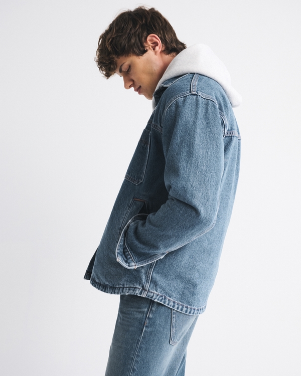 Men's Denim Shirt Jacket | Men's Clearance | Abercrombie.com