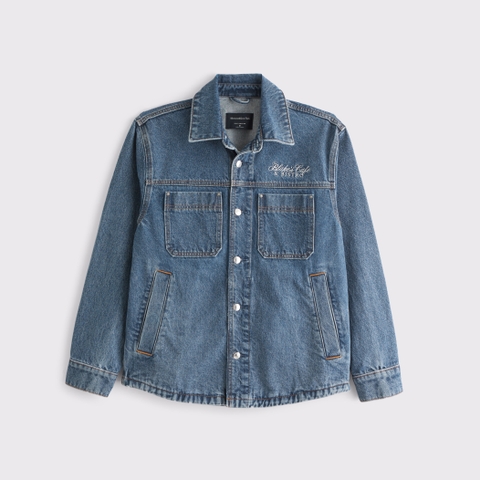 Мужские куртки Abercrombie & Fitch Denim Shirt Jacket