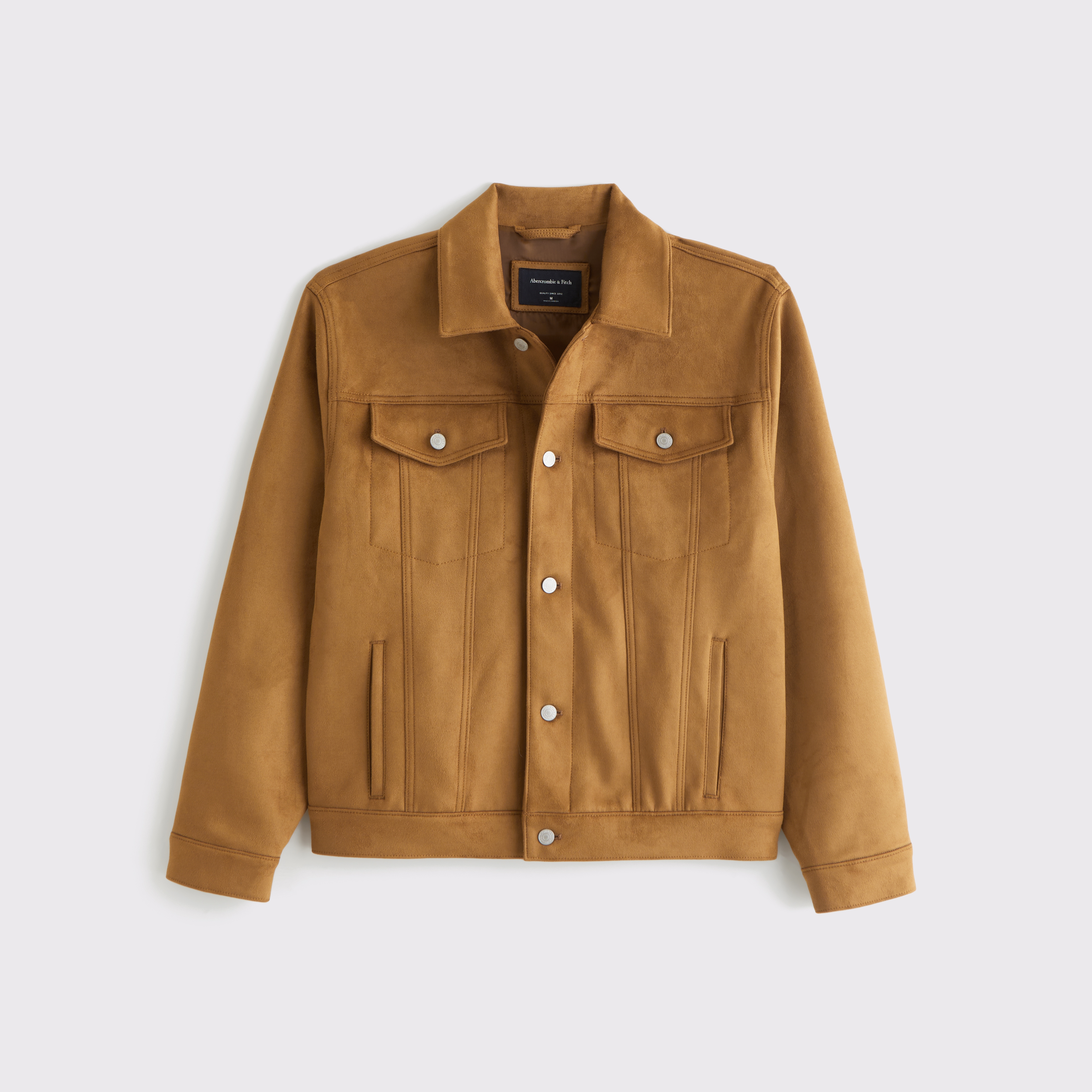 Men's Vegan Suede Trucker Jacket | Men's Coats & Jackets