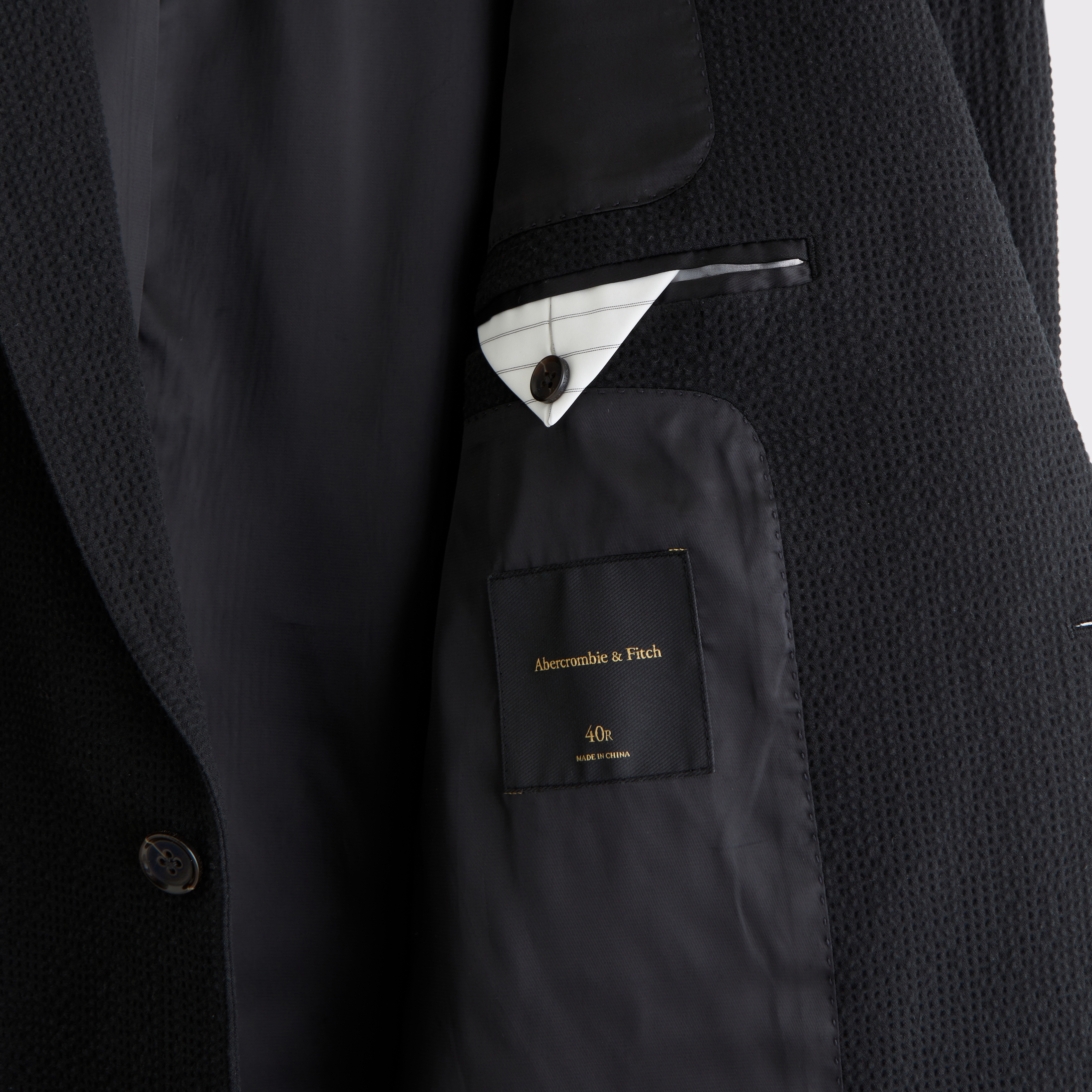 Men's The A&F Collins Tailored Classic Seersucker Blazer