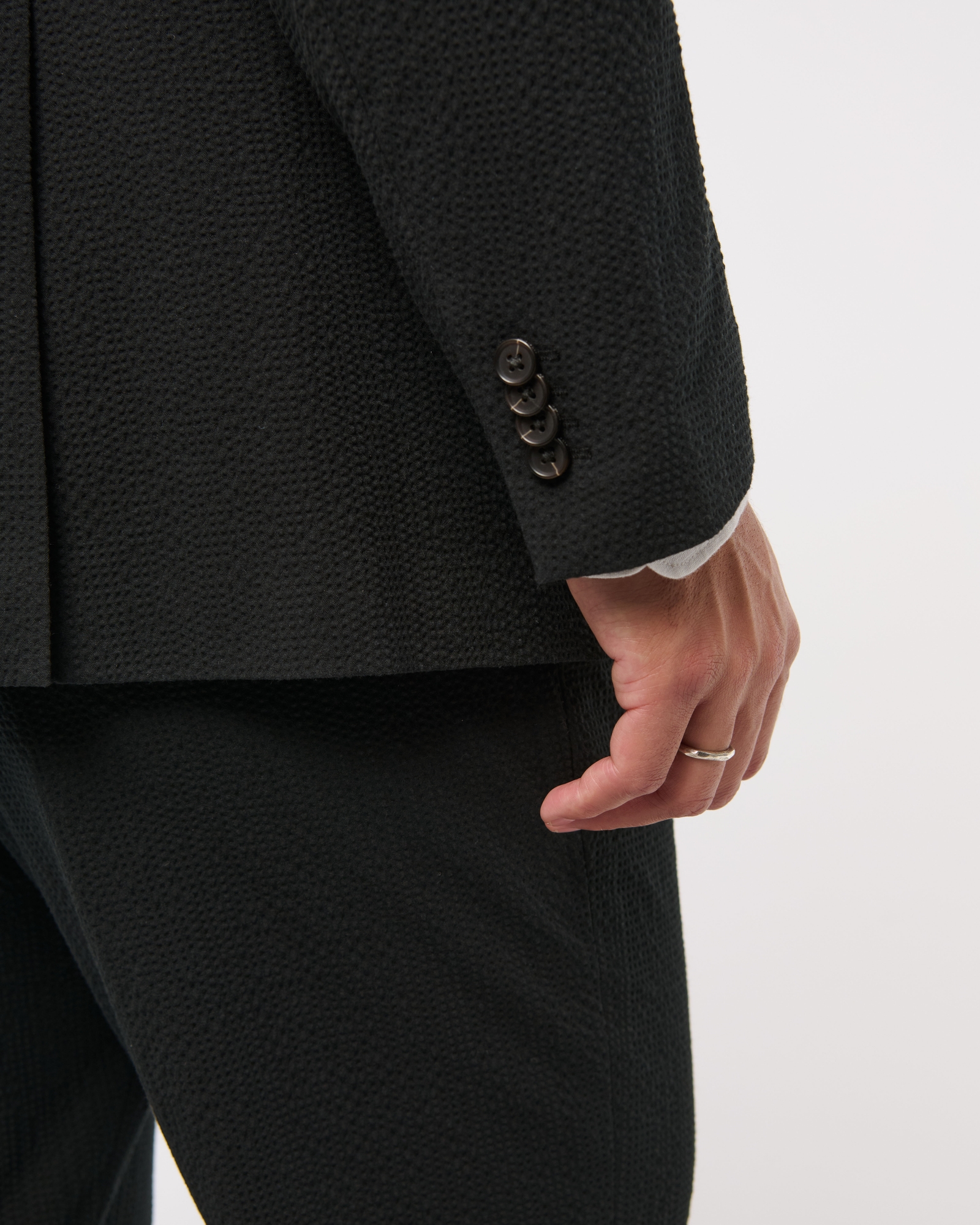 The A&F Collins Athletic Fit Seersucker Blazer
